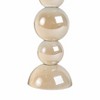 Modern Glam Glass & Crystal Pillar Candle Holder - Elegant Decorative Accent for Home, Office, Bedroom, Living Room - Stylish Taper Candle Stand - 3 of 4