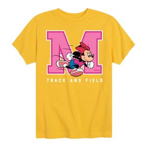 Boys' - Disney - Minnie Track And Field Short Sleeve Graphic T-Shirt - 1 of 4