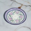Blue Rose Polish Pottery 401 Millena Dessert Plate - 2 of 2
