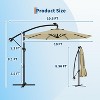 10ft Offset Patio Umbrella, Cantilever Umbrella with Easy Lift & Tilt Adjustment - 3 of 4
