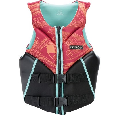 Connelly Women 2020 Aspect Neoprene Adjustable Lightweight Wakeboard Vest with V-Back Design and Contoured Arm Holes, Medium