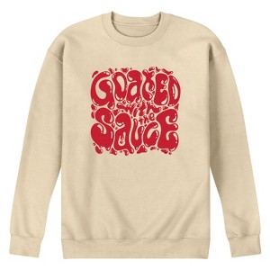 Men's - Instant Message - Goated With the Sauce Graphic Fleece Sweatshirt - 1 of 4