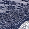 INSPIRE CHIC Women's Lace Mesh Fringe Triangle Shawls Scarves 1Pc - 4 of 4