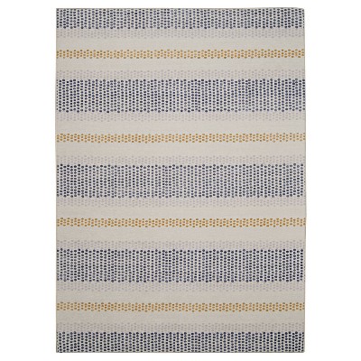 3'x5' Warson Washable Outdoor Rug Ivory/Brown - Linon