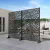 PexFix Modern Outdoor Screen Privacy Screen in Leaf Patterns Wall Decal - 2 of 4
