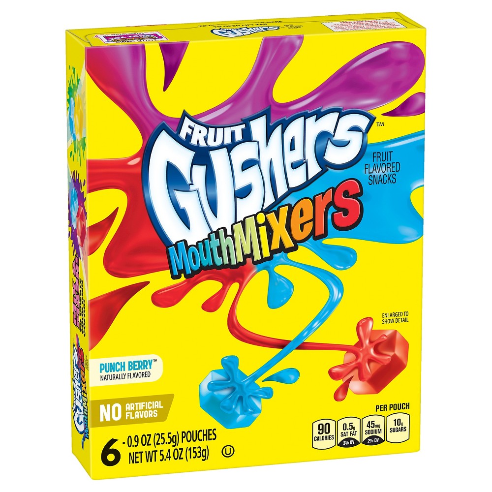 UPC 490711803050 Betty Crocker Fruit Gushers Mouth Mixers Punch Berry