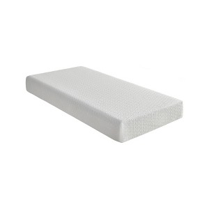 TinyHomie 8-inch Bed Mattress Gel-Infused Memory Foam Mattress, Firm, White, Mattress in a Box - 1 of 4