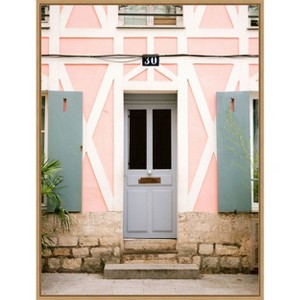 Amanti Art Rue de Cremieux No 30 Paris by Raisa Zwart Framed Canvas Wall Art - 1 of 4