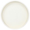 HomeRoots 15" White Faux Wicker Round Serving Tray - 4 of 4