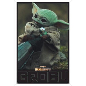 Trends International Star Wars The Mandalorian Season 2 - Grogu Framed Wall Poster Prints - 1 of 4