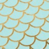 Blue Panda 50 Pack Mermaid Tail Napkins for Girls Birthday Party Supplies, Baby Shower (3-Ply, 5 x 5.5 In) - 3 of 4
