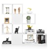 Tangkula 5-Shelf Modern Ladder Corner Bookshelf Display Storage Rack for Home&Office - image 4 of 4