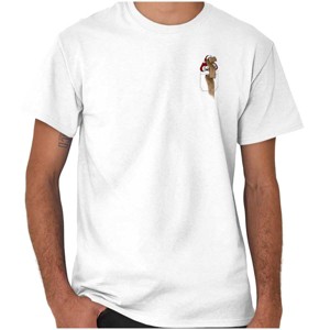 Christmas Santa's Checklist Pocket Graphic T Shirt Men or Women Brisco Brands - 1 of 4