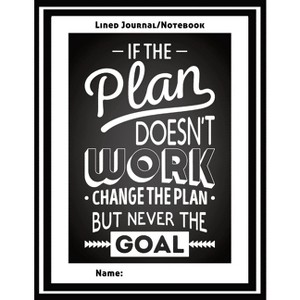 Empowering, Motivational, Team-building, Leadership Wide-Ruled Lined Personal Journal, Diary, & Note - Large Print by  Naci Sigler (Paperback) - 1 of 1