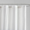 PAGED Modern Ombre Seersucker Shower Curtain for Bathroom, 72x72" Embossed Texture Shower Curtain with 12 Buttonholes, Gradient Curtain - 2 of 4