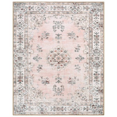 Lahome Loop Border Gradient Style Short Pile Velvet Rectangular Indoor Area Rug
