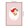 Amanti Art Pink Santa Claus Father Christmas by Grace Digital Art Canvas Wall Art Print Framed - 3 of 4