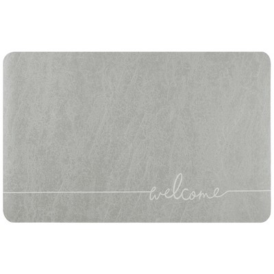 2pc Quick Drying Memory Foam Framed Bath Mat With Griptex Skid-resistant  Base Gray - Microdry : Target