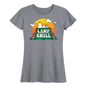 Women's - Peanuts - Snoopy Chill Short Sleeve Graphic T-Shirt - 1 of 4