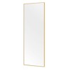 Dovelina Modern Rectangular Aluminium Fine Edge Black Hanging Mirror Decorative Wall Mirror - 2 of 4