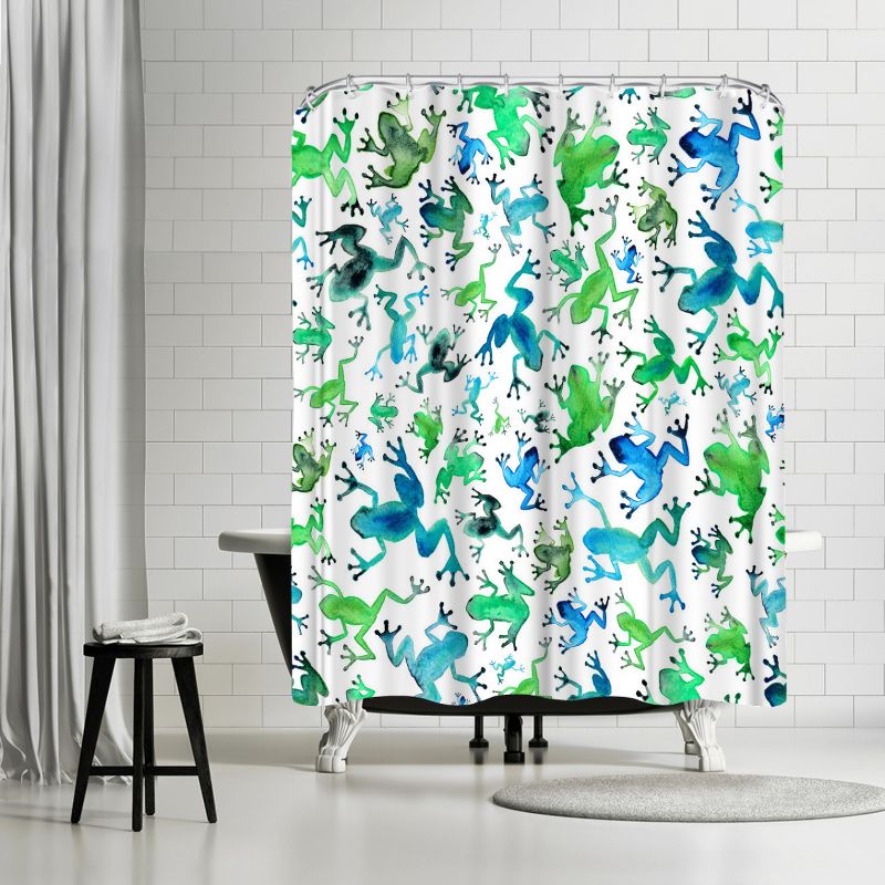 Americanflat 71" x 74" Shower Curtain  Style 2 by Elena O'Neill, 1 of 7
