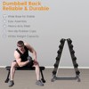 Dumbbell Rack Stand Only, A-Frame Steel Dumbbells Weight Storage Rack, Weight Rack For Home Gym, Dumbbell Storage Rack - 2 of 4