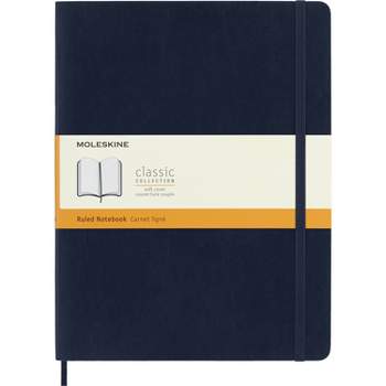 Moleskine XL Ruled Soft Notebook Sapphire Blue