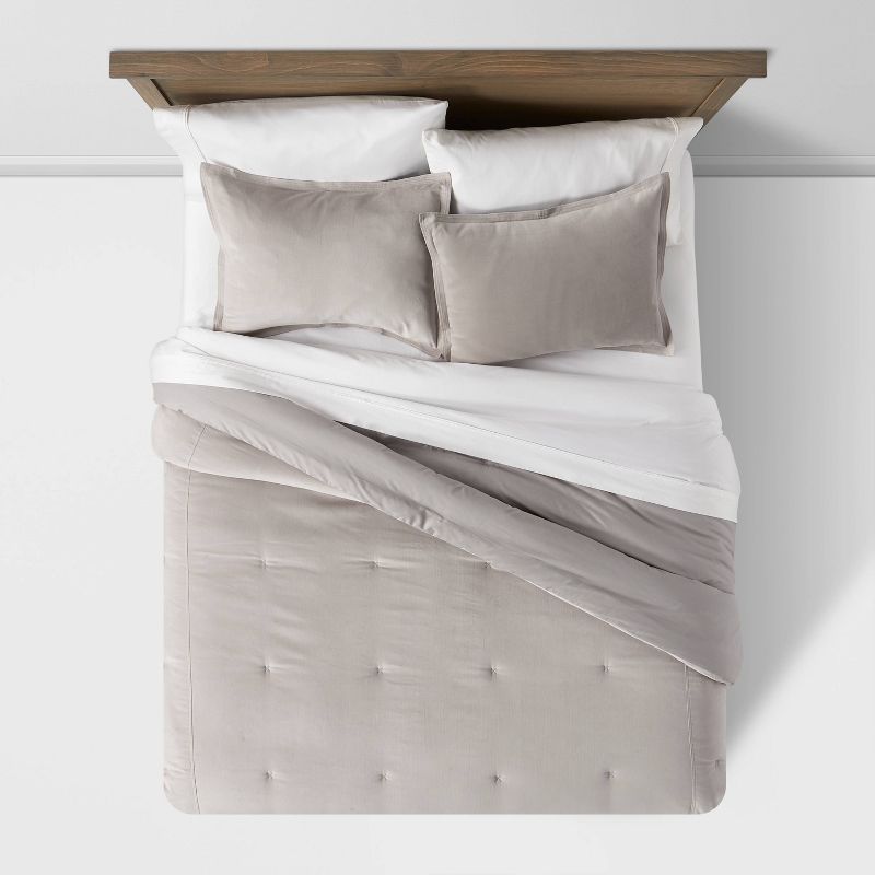Cotton Velvet Comforter and Sham Set - Threshold™, 3 of 5