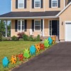 Big Dot of Happiness Monster Bash - Lawn Decorations - Outdoor Little Monster Birthday Party or Baby Shower Yard Decorations - 10 Piece - 3 of 4