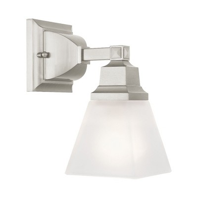 Livex Lighting Mission 1 - Light Vanity in  Brushed Nickel