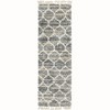 Unique Loom    Hygge Shag Trellis Area Rug - 2 of 4