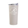 NCAA Alabama Crimson Tide Sand Powder Coat Tumbler - 20oz: Stainless Steel, Insulated - 2 of 2