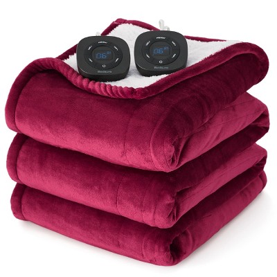 Bedsure Heated Blanket - Fast Heating Electric Blanket Soft Flannel Heated Throw Warm Gifts for Family
