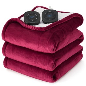 Bedsure Heated Blanket - Fast Heating Electric Blanket Soft Flannel Heated Throw Warm Gifts for Family - 1 of 4