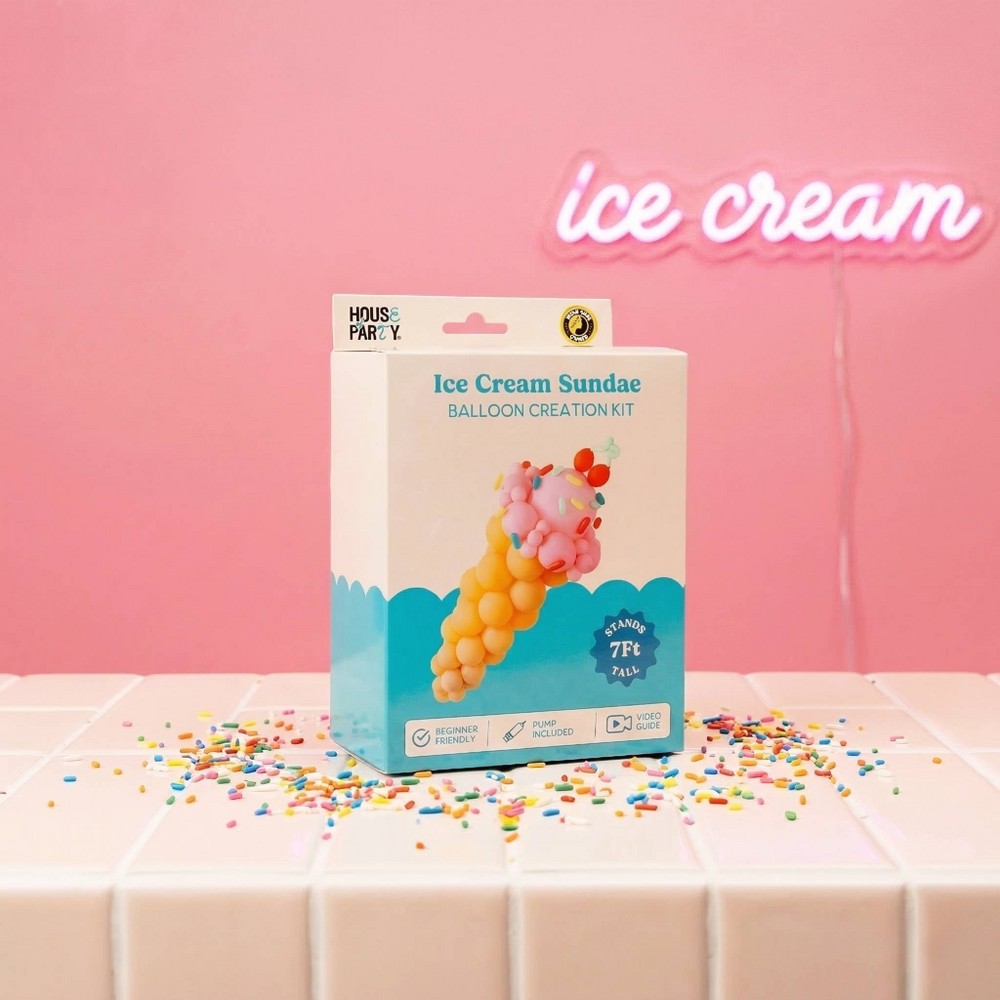 House of Party Creation Kit Ice Cream Balloon