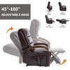 FONTOI Accent Chair with Side Pockets, Recliner Chair with Comfortable Back&Wood Armrests, Dark Brown, 36.23"*42.52"*29.53" - 4 of 4