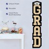 Big Dot of Happiness Law School Graduation Banner - Vertical Shaped Banner Decorations - 2 of 4