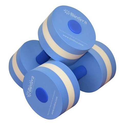 Bintiva Aqua Dumbell Blue White Blue Small Target