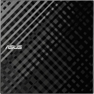 ASUS ASUS LITE Portable USB 2.0 Slim 8X DVD/ Burner +/- Rewriter External Drive, Compatible with both Mac & Windows, Black (SDRW-08D2S-U/BLK/G/AS) - 1 of 4