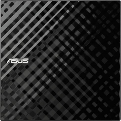 ASUS ASUS LITE Portable USB 2.0 Slim 8X DVD/ Burner +/- Rewriter External Drive, Compatible with both Mac & Windows, Black (SDRW-08D2S-U/BLK/G/AS) - image 1 of 4