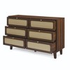 NicBex Rattan Dresser with 6 Drawers - 3 of 4