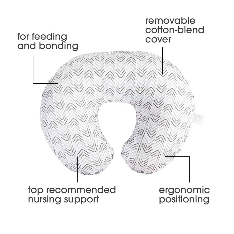 Boppy Nursing Pillow Original Support, Gray Cable Stitch, 3 of 7