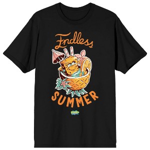 The SpongeBob SquarePants Pineapple Pool Drink Endless Summer Mens Tee - 1 of 2