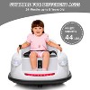 12V Kids Electric Bumper Car with 2.4G Remote Control, 360° Spinning, Music & LED Lights, Safety Bumper for Ages 2-5 Years - 3 of 4