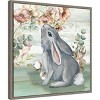 Amanti Art Farmhouse Bunny III by Tre Sorelle Studios Canvas Wall Art Print Framed 22 x 22-in. - 3 of 4