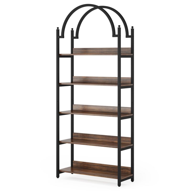 Tribesigns 72" Modern Open Arched Bookshelf, 1 of 9