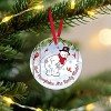 Lomsoe Funny Snowman Christmas Ornament Christmas Tree Ornament Home Decor 2-Side Printed Ceramic Gifts for Christmas Christmas Gift - 4 of 4