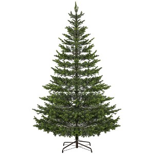 HOMCOM 9ft Artificial Sparse Christmas Tree with Steel Stand and 4306 Tips for Home Office Holiday - 1 of 4