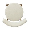 Sapphtopaz Modern Bar Stools Set of 2, High Chair with Wood Legs, Dining Chairs with Backrest and Footrest, Counter Stools for Kitchen Island - 2 of 4