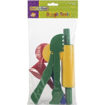 Creativity Street Dough Tools 5/Pkg-Assorted